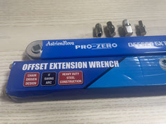 Astrionnova 15in Extension Wrench with 3/8in Adapter - Heavy-Duty Ratchet Socket Wrench Tool, 3 Adapters Included