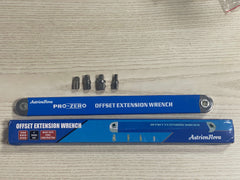 Astrionnova 15in Extension Wrench with 3/8in Adapter - Heavy-Duty Ratchet Socket Wrench Tool, 3 Adapters Included